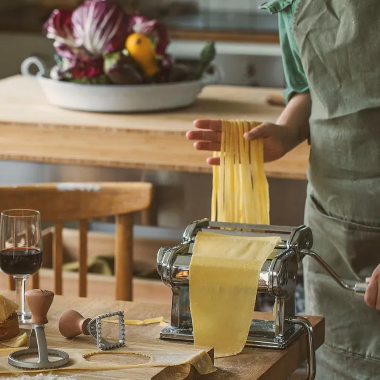 Atlas 150 Design pastamaskin krom