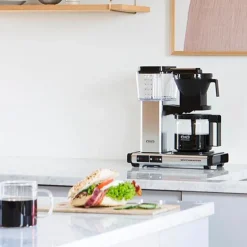 Automatic kaffetrakter 1,25L polished silver