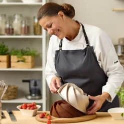 Bakeform bundtform swirl 24x9 cm rose gold