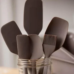 Bakepensel 21 cm silikon latte