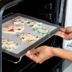 Bakeunderlag i glassfiber 40x30 hvit