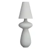 Balustre bordlampe 56 cm grå