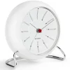 Bankers vekkeklokke hvit