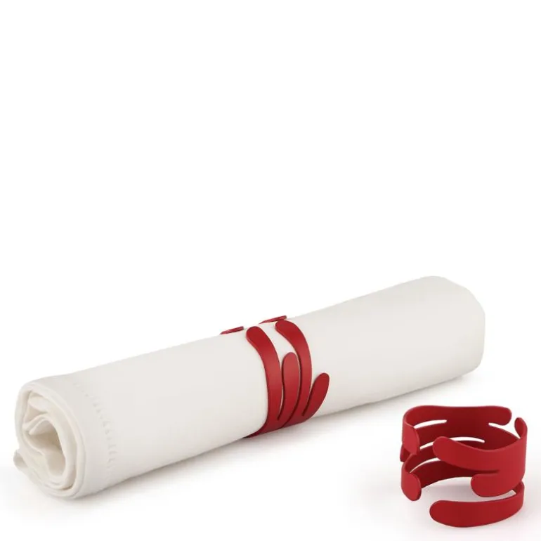 Barkring serviettring 2 stk rød