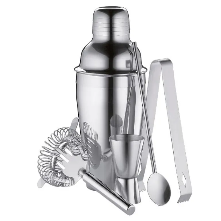 Barsett 5 deler rustfritt stål