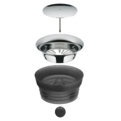 Basic vannkaraffel 0,75L stål