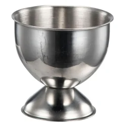 Basis eggeglass 4,5 cm børstet stål