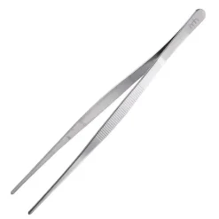 Basis matpinsett 25 cm børstet stål