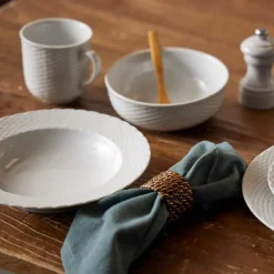 Basket krus 37 cl hvit