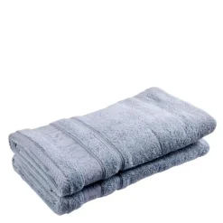 Bath Collection håndkle 50x100 cm 2 stk powder blue