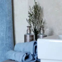 Bath Collection vaskeklut 30x30 cm 4 stk powder blue