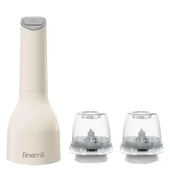 Batteridrevet krydderkvern m/2 finapod 23 cm soft cream