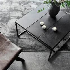 Batu telysholder 7x4 cm beige