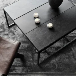 Batu telysholder 7x4 cm beige