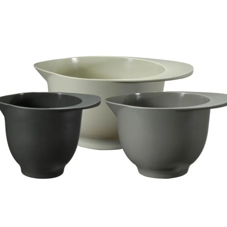 bAYk bakebolle 1,3, 2, 3L 3 stk mint, oliven, grønngrå