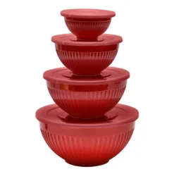 Bayk bollesett 4 deler rød