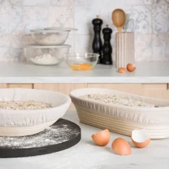 bAYk hevekurv med trekk 35x17 cm natur