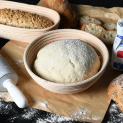 bAYk hevekurv rund 25x8 cm natur