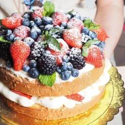 bAYk kakefat sett 3 deler 20/25/30 cm gull