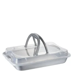 bAYk kakeform m/lokk 3,5L sølv