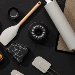 bAYk kjevle silikon 22 cm hvit/grå