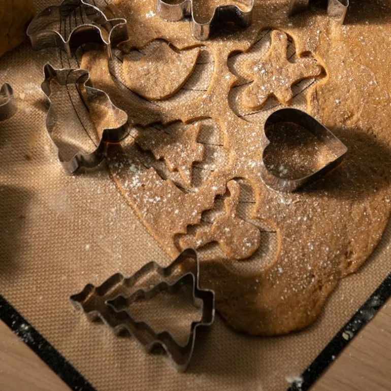 bAYk pepperkakeform 2 stk juletre sølv