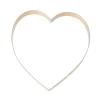 bAYk pepperkakeform hjerte 15 cm kobber