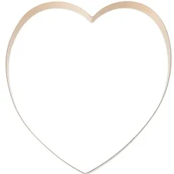 bAYk pepperkakeform hjerte 18 cm kobber