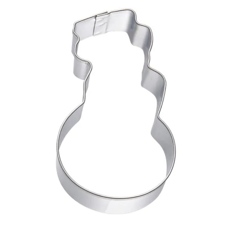 bAYk pepperkakeform snømann sølv