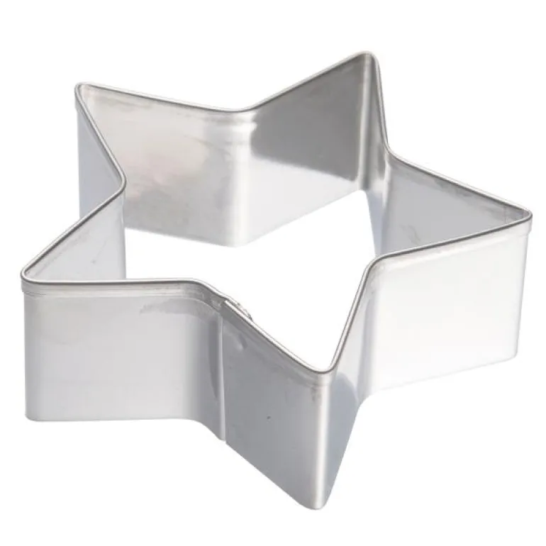 bAYk pepperkakeform stjerne sølv