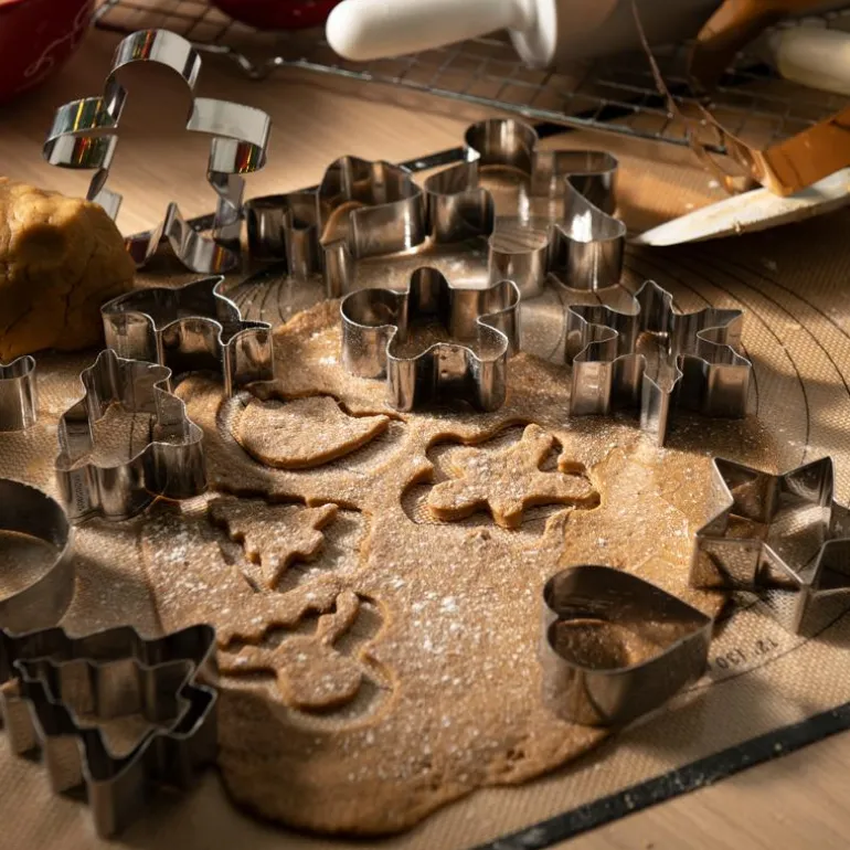 bAYk pepperkakeform støvel sølv