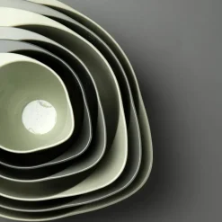 bAYk rørebolle 0,75L lys grønn/grå