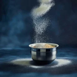 bAYk rørebollesett 3 stk m/lokk stål/svart