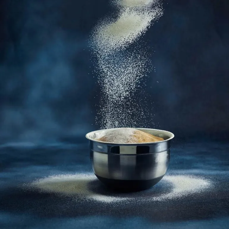 bAYk rørebollesett 3 stk m/lokk stål/svart