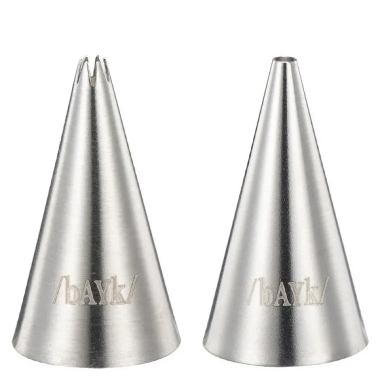 bAYk tippsett 2 stk R2 rund 2 mm og S4 stjerne 4 mm