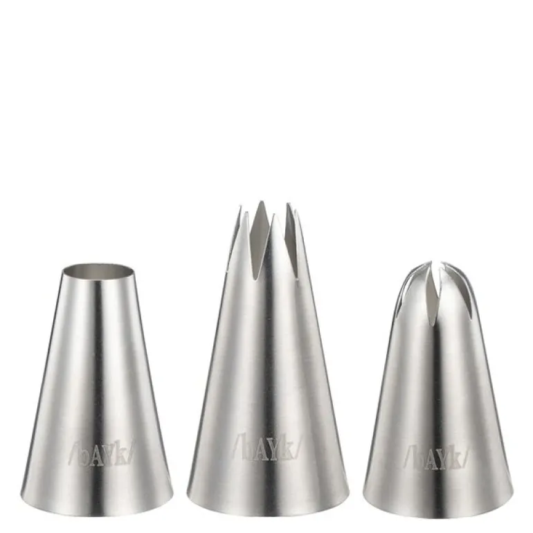 bAYk tippsett 3 stk R11 rund og SL13 SC12 stjerne åpen og lukket