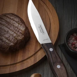 BBQ by Hellstrøm biffkniver 4 deler 23,8 cm natur