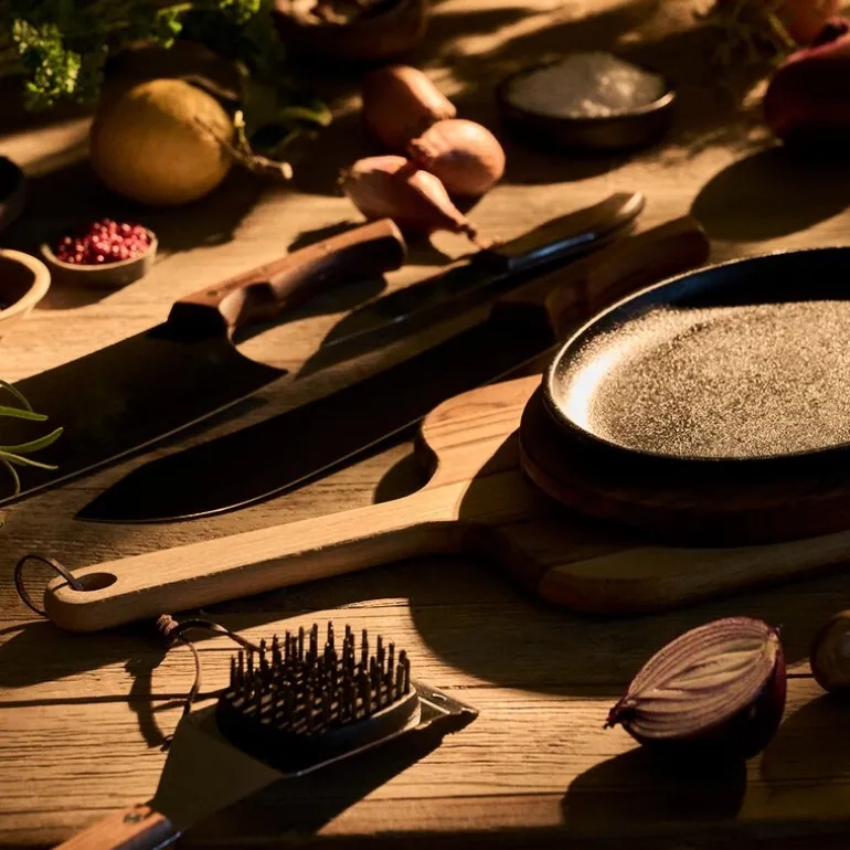 BBQ by Hellstrøm serveringsfjøl 120x23 cm natur