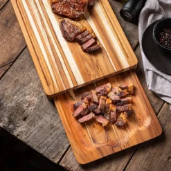 BBQ by Hellstrøm skjærefjøl 2 deler 40x30 cm natur