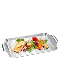 BBQ grillbrett 25,5x42,5 cm stål