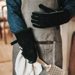 BBQ grillhansker svart