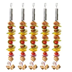 BBQ grillspyd 45,2 cm 5 stk stål