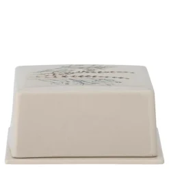 Bea smørboks 12,5x15 cm natur