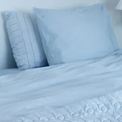 Bedding Collection dynetrekk 140x220+63x60 cm powder blue