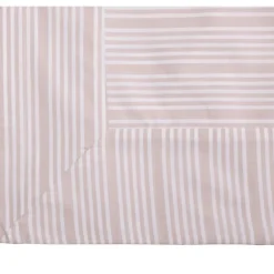 Bedding Collection dynetrekk 150x210+50x60 cm sand beige stripes