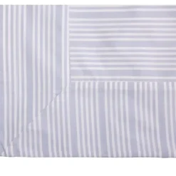 Bedding Collection dynetrekk 140x220+63x60 cm powder blue stripes