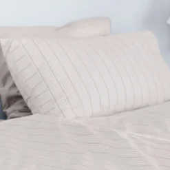 Bedding Collection putetrekk 60x63 cm 2 stk sand beige stripes