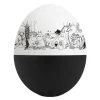 BeepEgg Moomin eggtimer svart/hvit