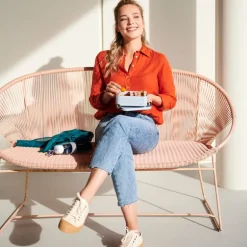 Bento matboks medium nordic blue