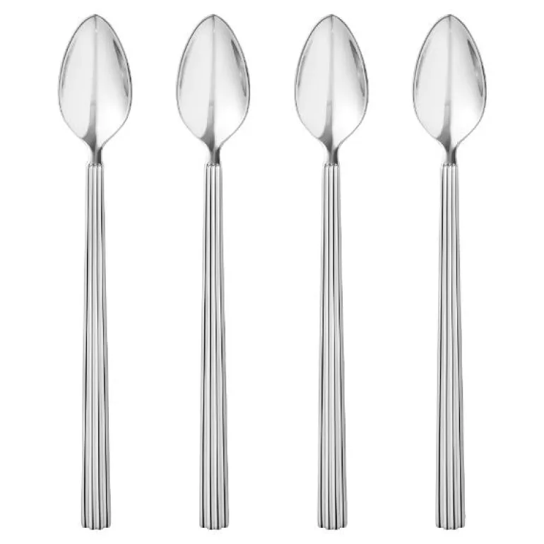 Bernadotte latteskje 4 stk blank